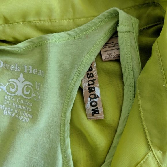 Button up shirt with matching tank - Picture 2 of 2